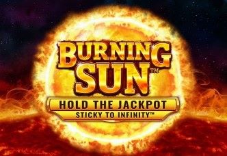 Un'immagine infuocata e luminosa del gioco 'Burning Sun', che cattura l'intensità e il calore del sole in fiamme.